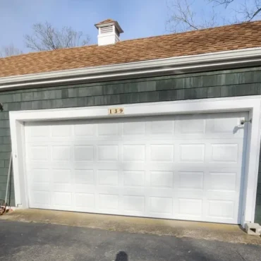 New residential garage door installation in Newton, MA